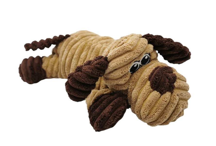 Kuschelhund mit Quietscher