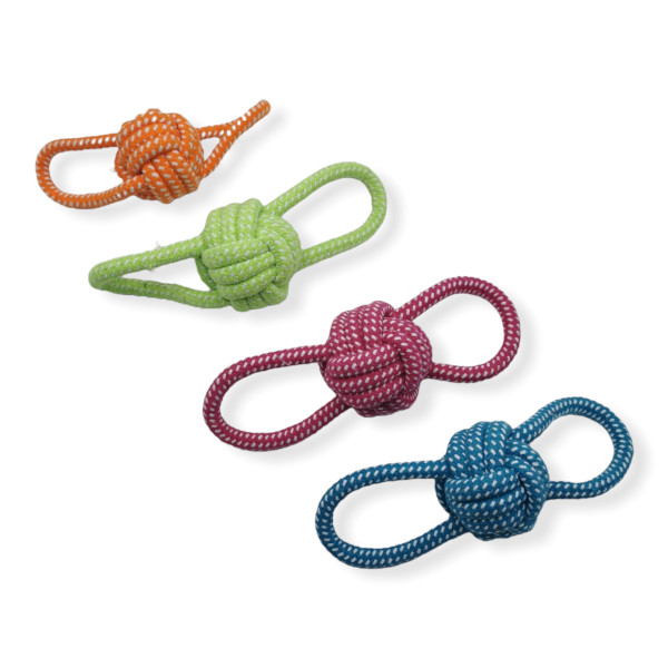 Tauspielzeug - Knoten mit zwei Schlaufe